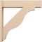 Ekena Millwork 7 1/2-in W x 34-in D x 34-in H Funston Block Rough Cedar Woodgrain TimberThane Outlooker, Primed Tan OUTUR075X34X34FST44RCPR - alternate 6